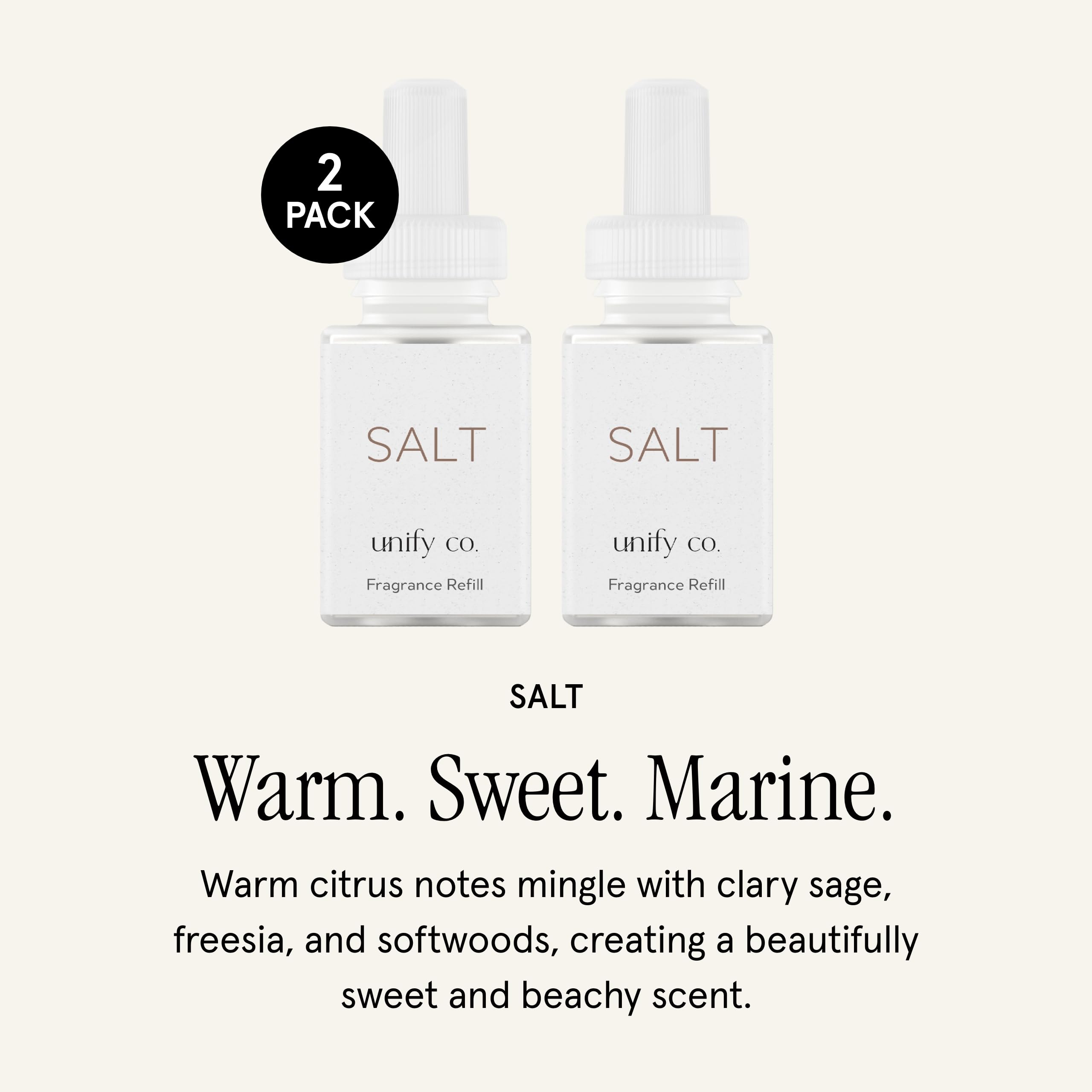 Pura Unify Co. refill bottle with sage note creates calm spaces and focused work