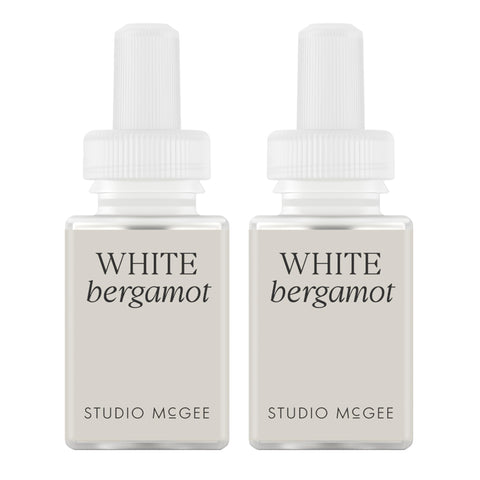 Pura White Bergamot refill bottle for the diffuser, fresh scent for daily calm.