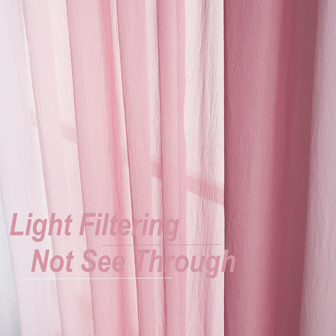 Purainbow light filtering curtain lets daylight softly enter rooms