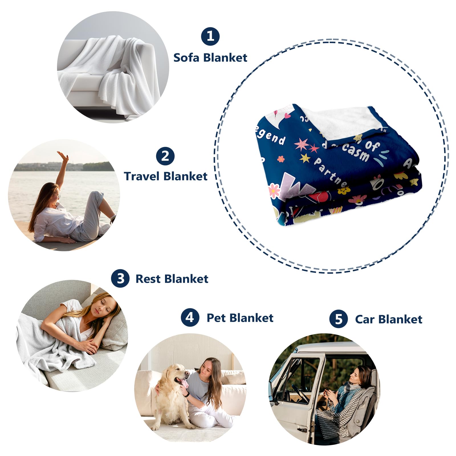 Purdicra blanket outdoors for a picnic on a chilly day