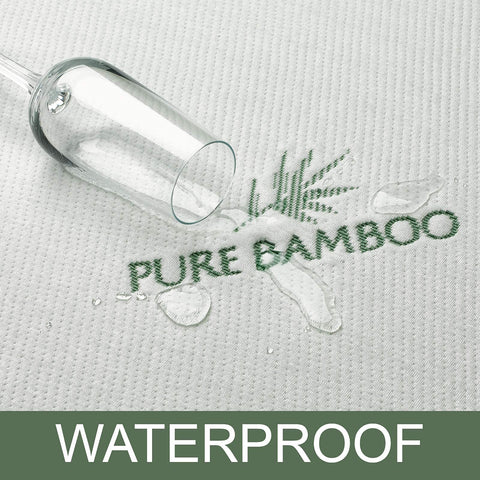 Pure Bamboo breathable viscose fabric keeps the bed cool