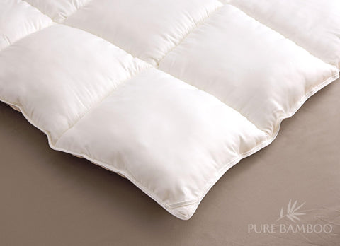 Pure Bamboo duvet insert inner-filling-60-40 blends bamboo and polyester for plush warmth