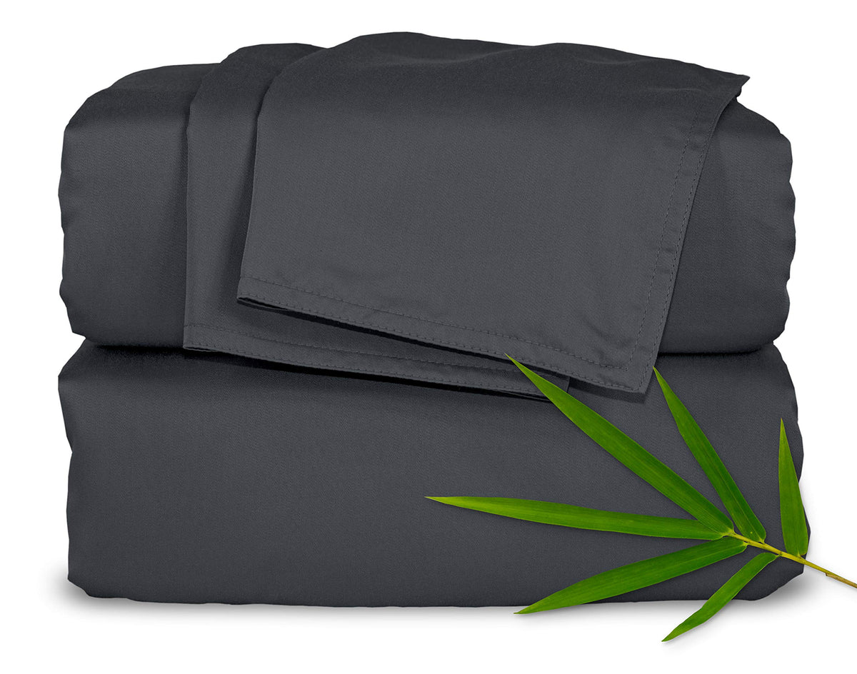 Pure Bamboo full sheets close-up fabric texture showing silky softness and breathable feel.