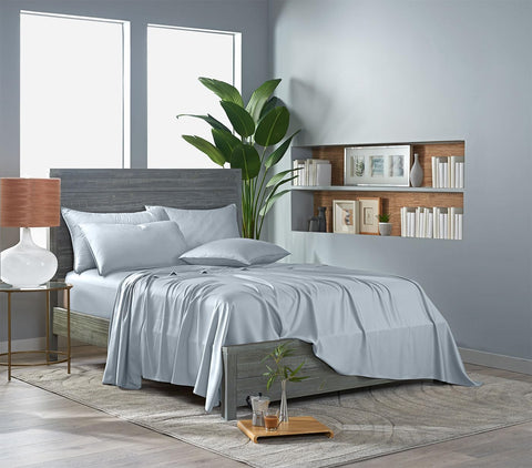 Pure Bamboo full sheets with double stitching for lasting durability.