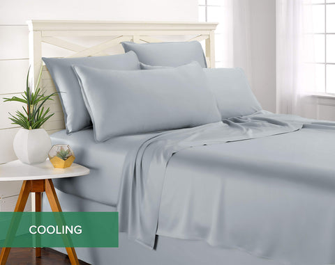 Cooling, moisture-wicking fabric helps hot sleepers stay comfortable