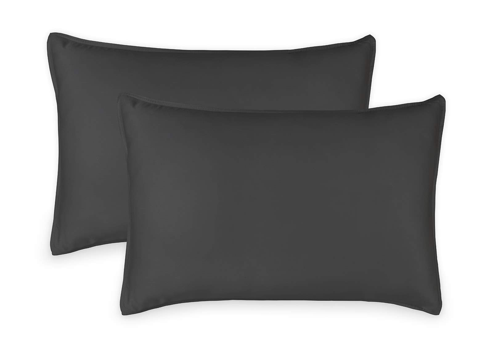 Pure Bamboo King Pillowcases charcoal: silky, cooling comfort for a restful night.