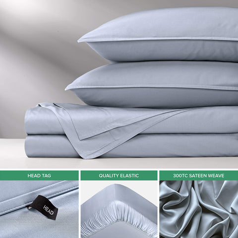 Pure Bamboo King Sheets breathable material stays cool for comfortable sleep.