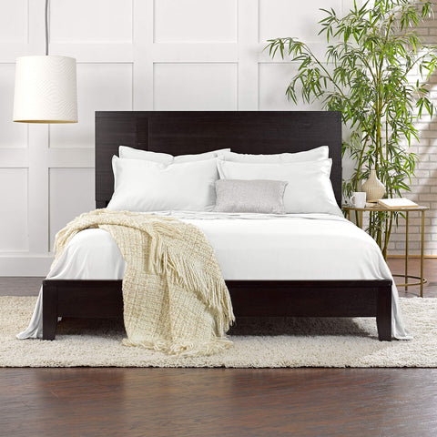 Pure Bamboo King Sheets breathable fabric promotes air flow for restful sleep
