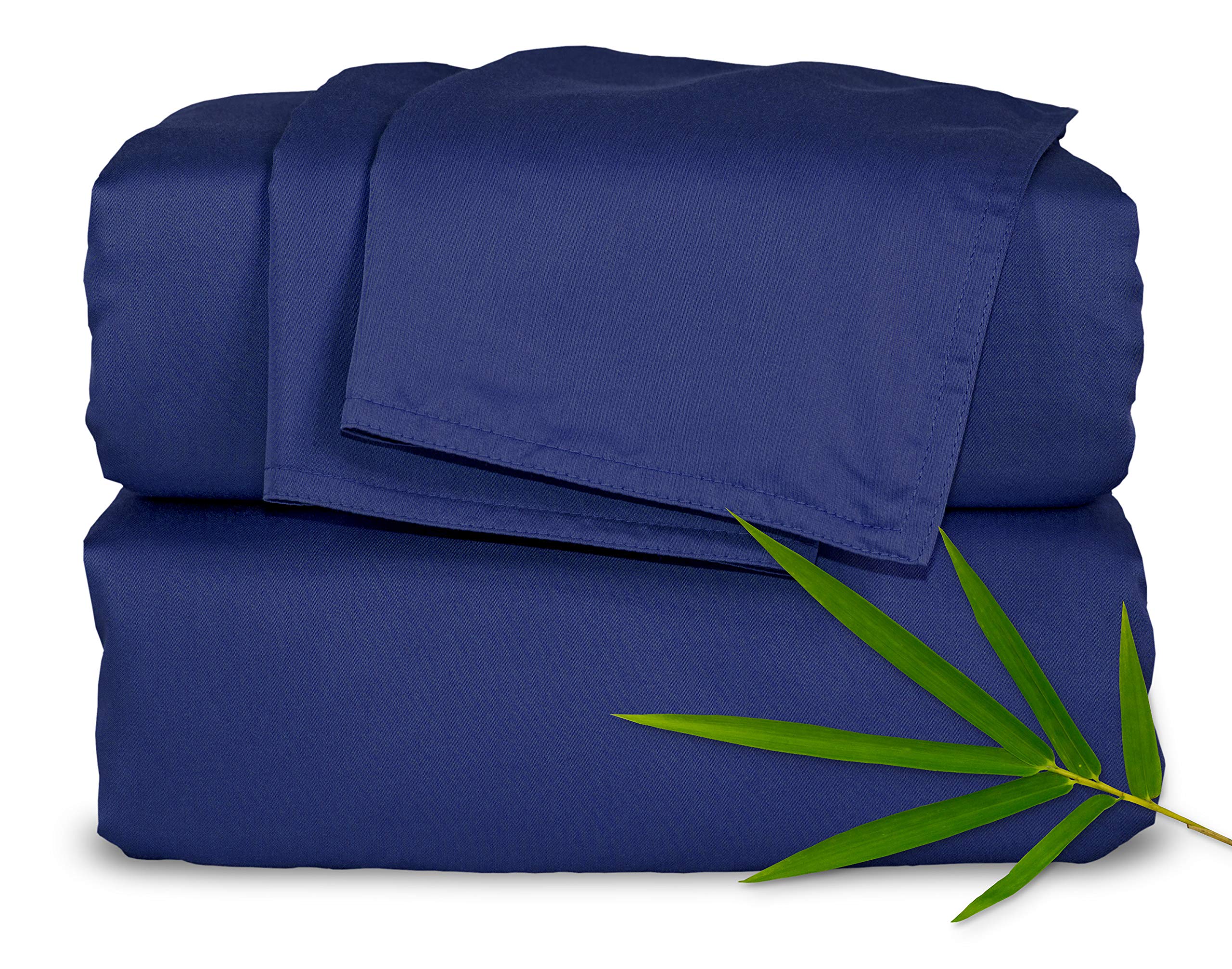 Pure Bamboo King Sheets fabric texture showing cooling softness for night comfort