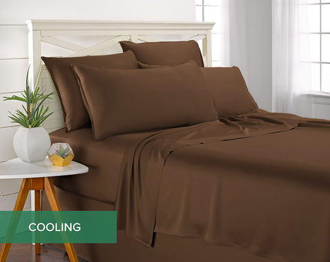 Pure Bamboo king sheets cooling softness keeps you comfortable all night