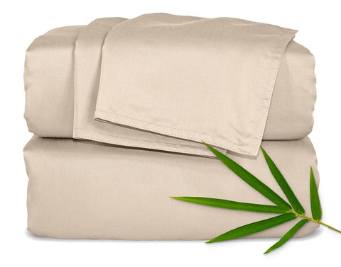 Pure Bamboo king sheets fitted sheet - snug fit for mattresses up to 16 inches.