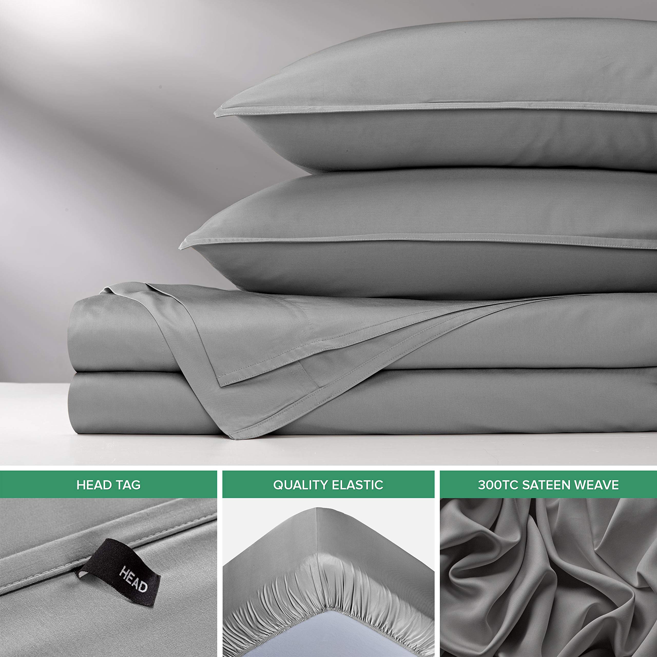 Thermo-regulating bamboo viscose keeps you cool while sleeping.