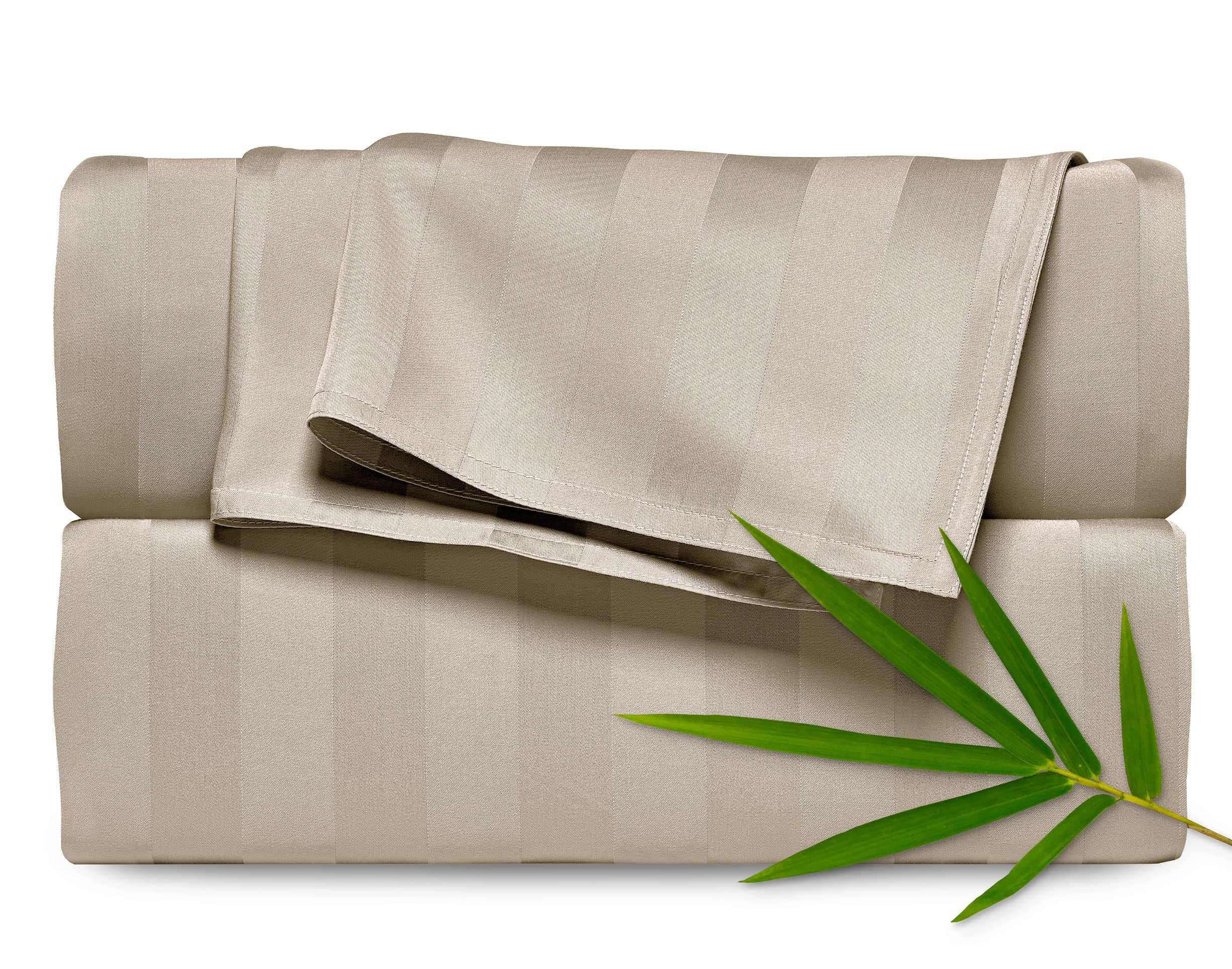 Pure Bamboo Queen Sheets with cooling, silky softness for a comfortable night's sleep