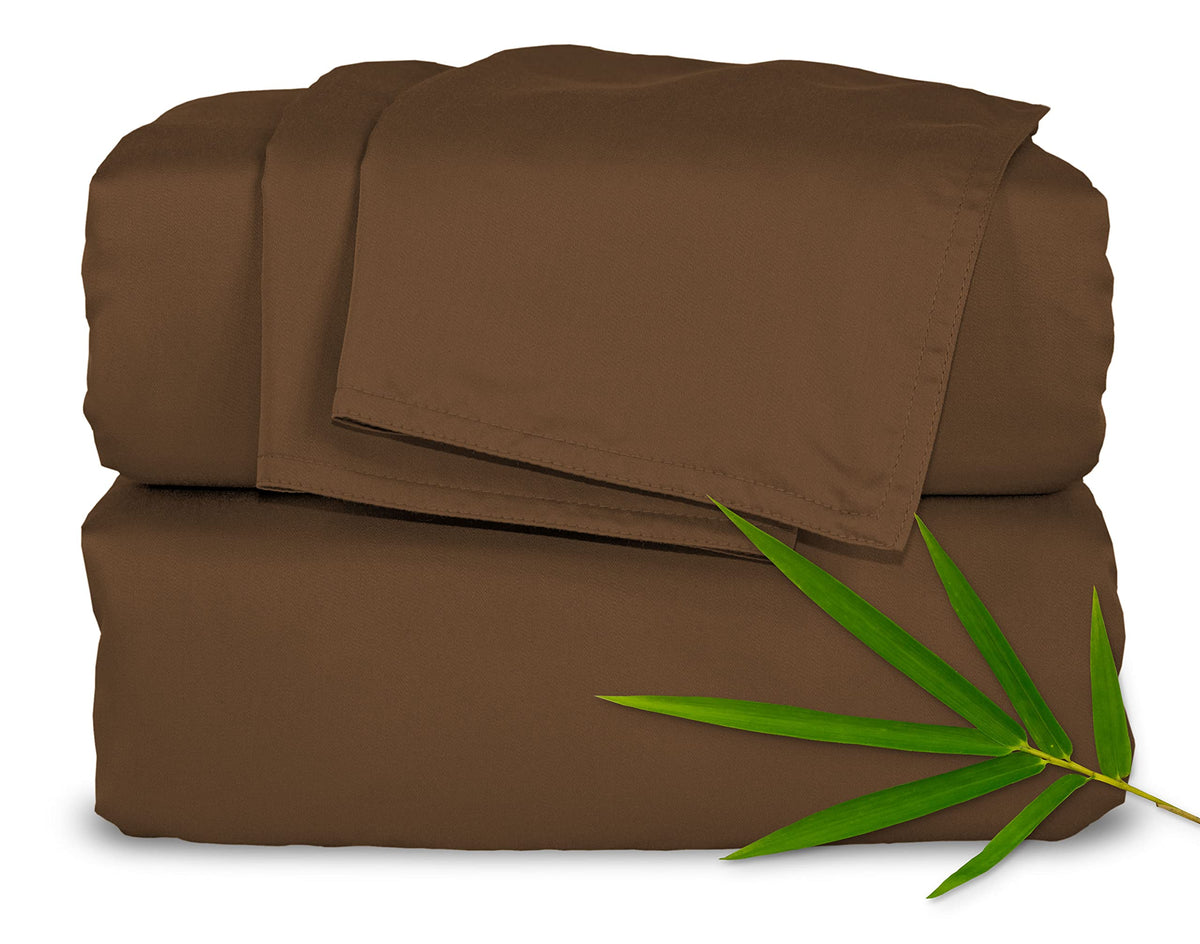 Pure Bamboo Queen Sheets offer soft, silky weave with breathable cooling for nightly rest.