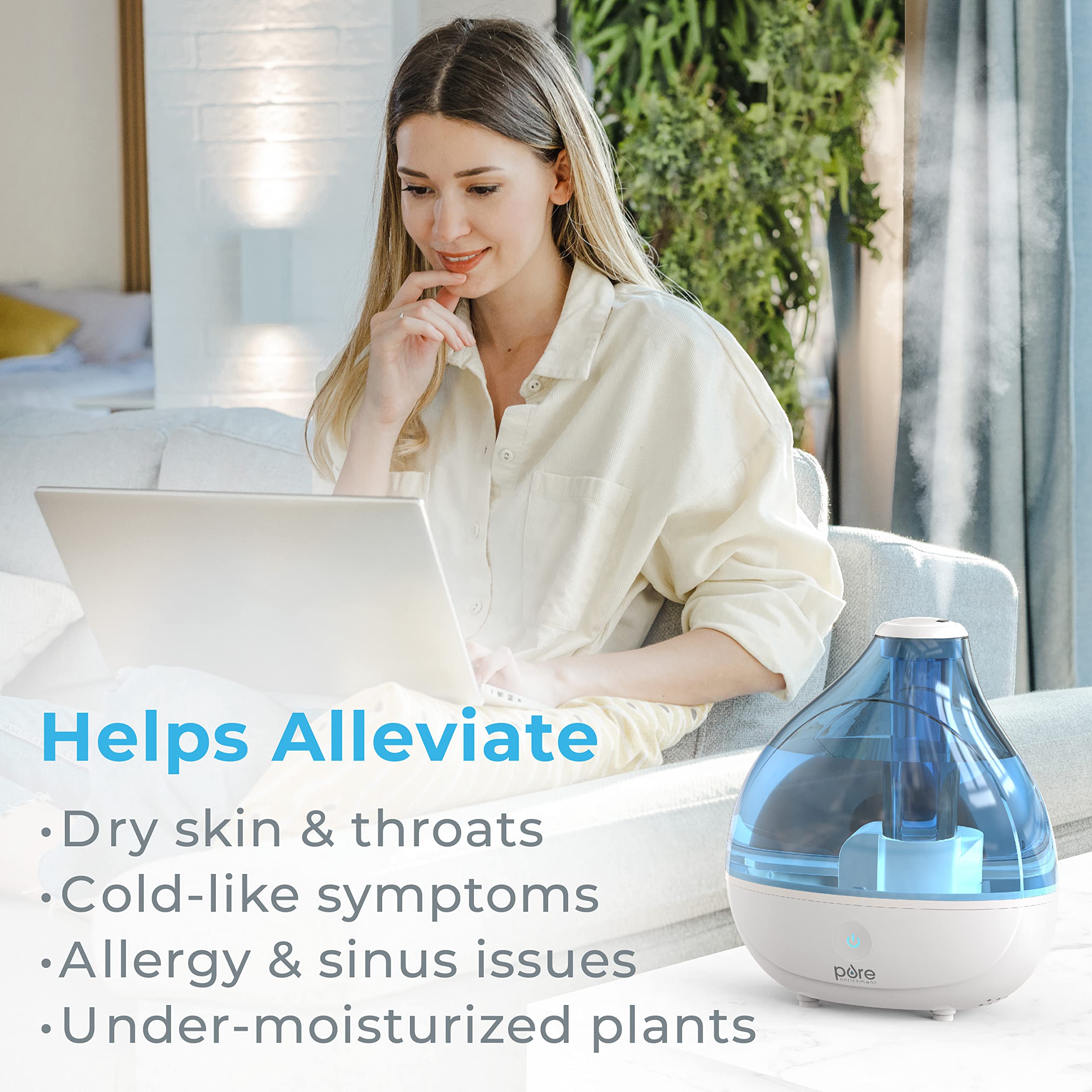 MistAire 360-degree nozzle delivers versatile mist for uniform humidity