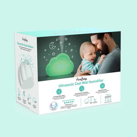 Pure Enrichment PureBaby Cloud Humidifier award-winning design for families.
