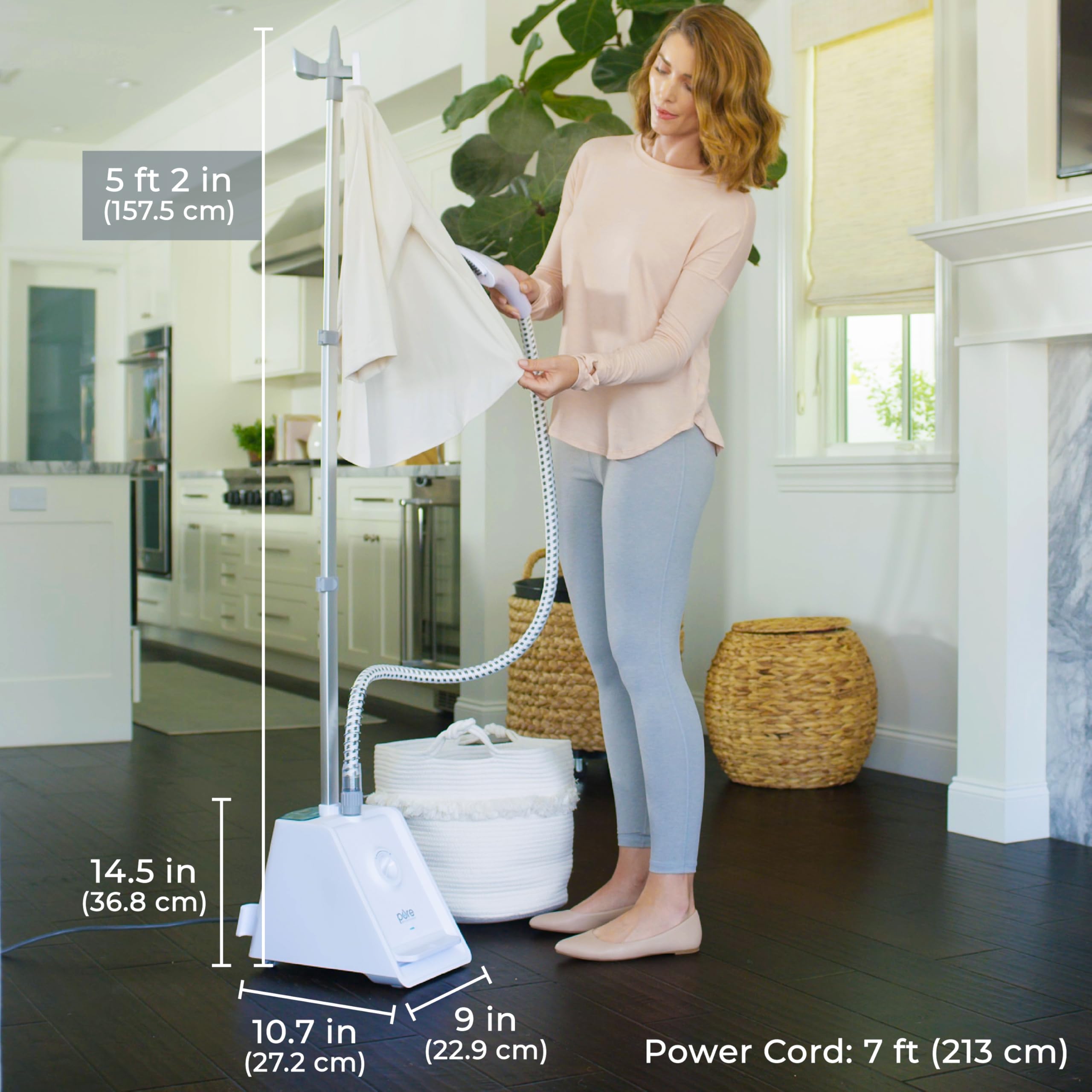 PureSteam Pro garment hanger and fabric brush attachments boost convenience