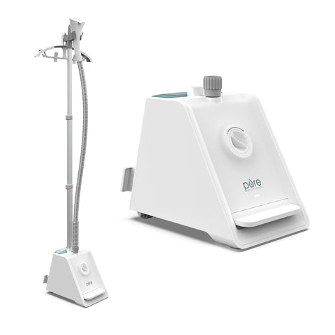 Pure Enrichment PureSteam Pro upright steamer front view for quick wrinkle removal