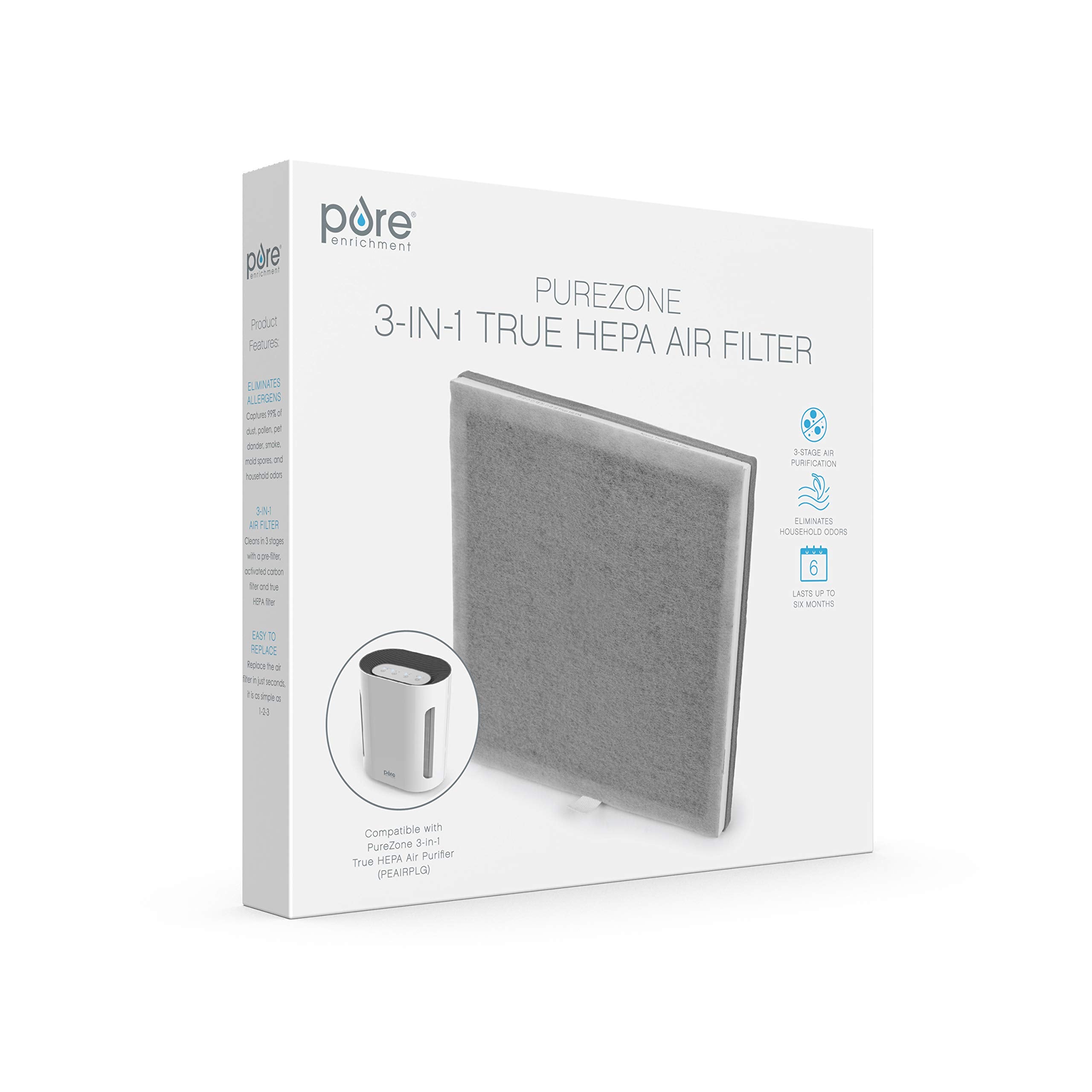 Pure Enrichment PureZone 3-in-1 filter unboxing reveals complete replacement kit.