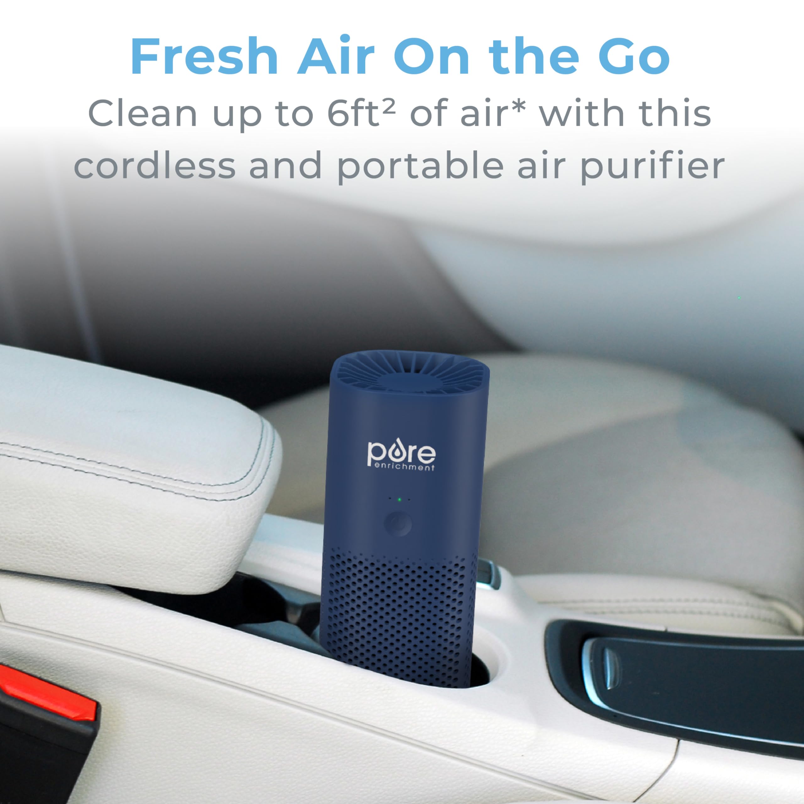 Pure Enrichment PureZone Mini with 6ft2 coverage for personal space air purification.