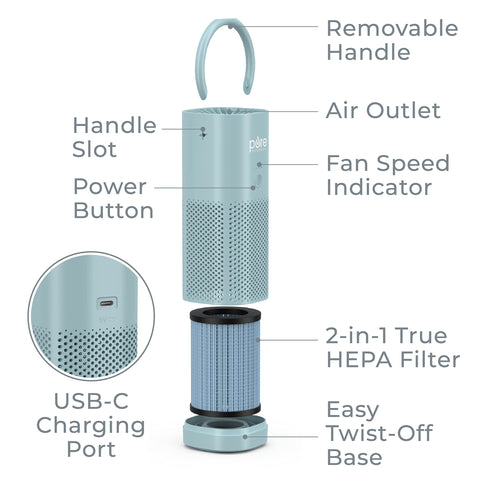 Pure Enrichment PureZone Mini blue color for stylish home integration