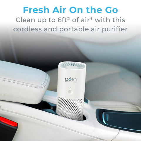 Pure Enrichment PureZone Mini for car use keeps cabin air fresher during commutes
