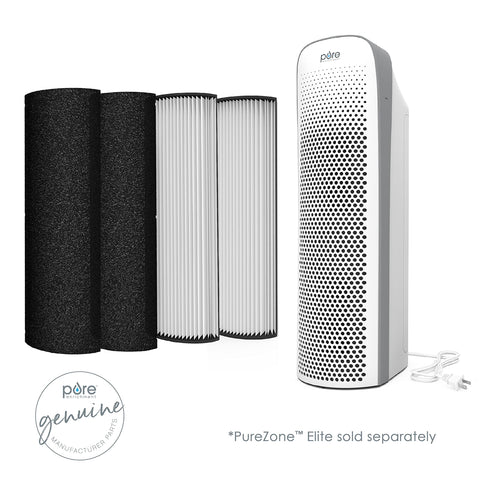 Pure Enrichment replacement-filter box image highlights long lasting performance