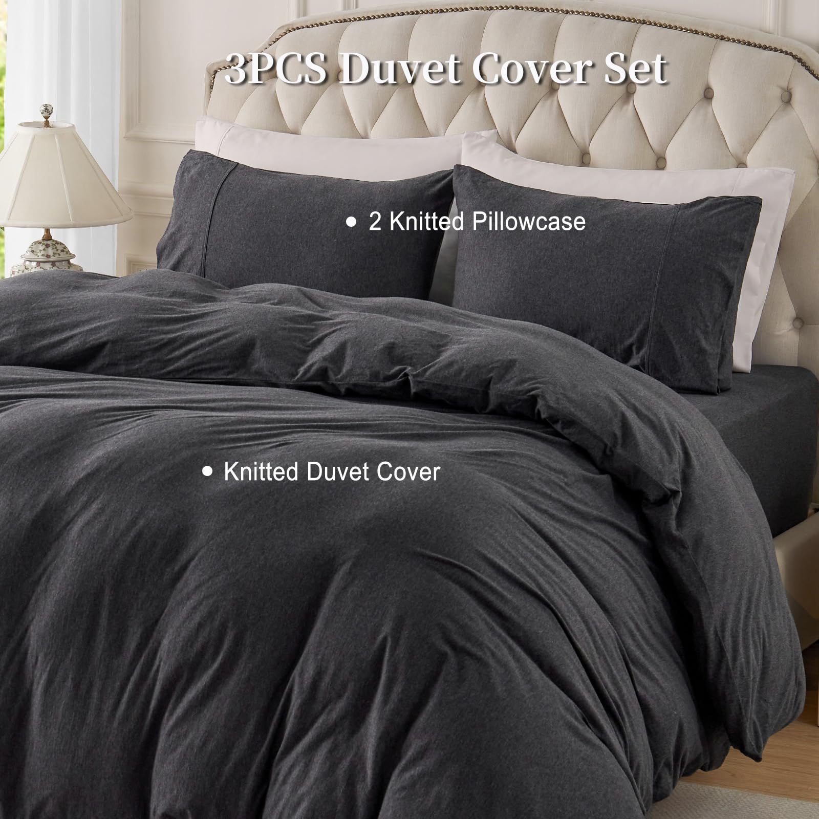 Pure Era 8-corner-ties detail helps keep the duvet in place all night.