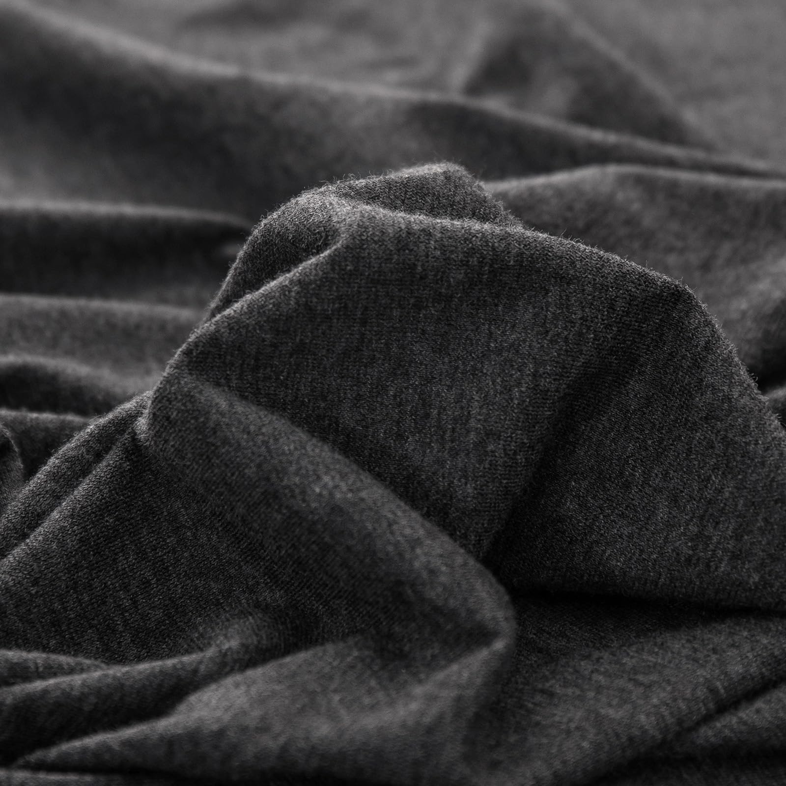 Pure Era queen-size jersey-knit bedding set shown on a tidy bed.