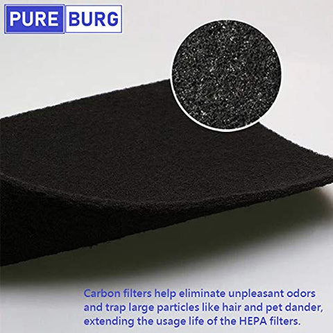 PUREBURG air purifier in living room with clean air.