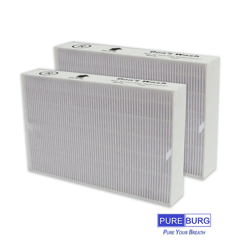 Carbon pre-filters reduce odors and absorb VOCs in indoor air.