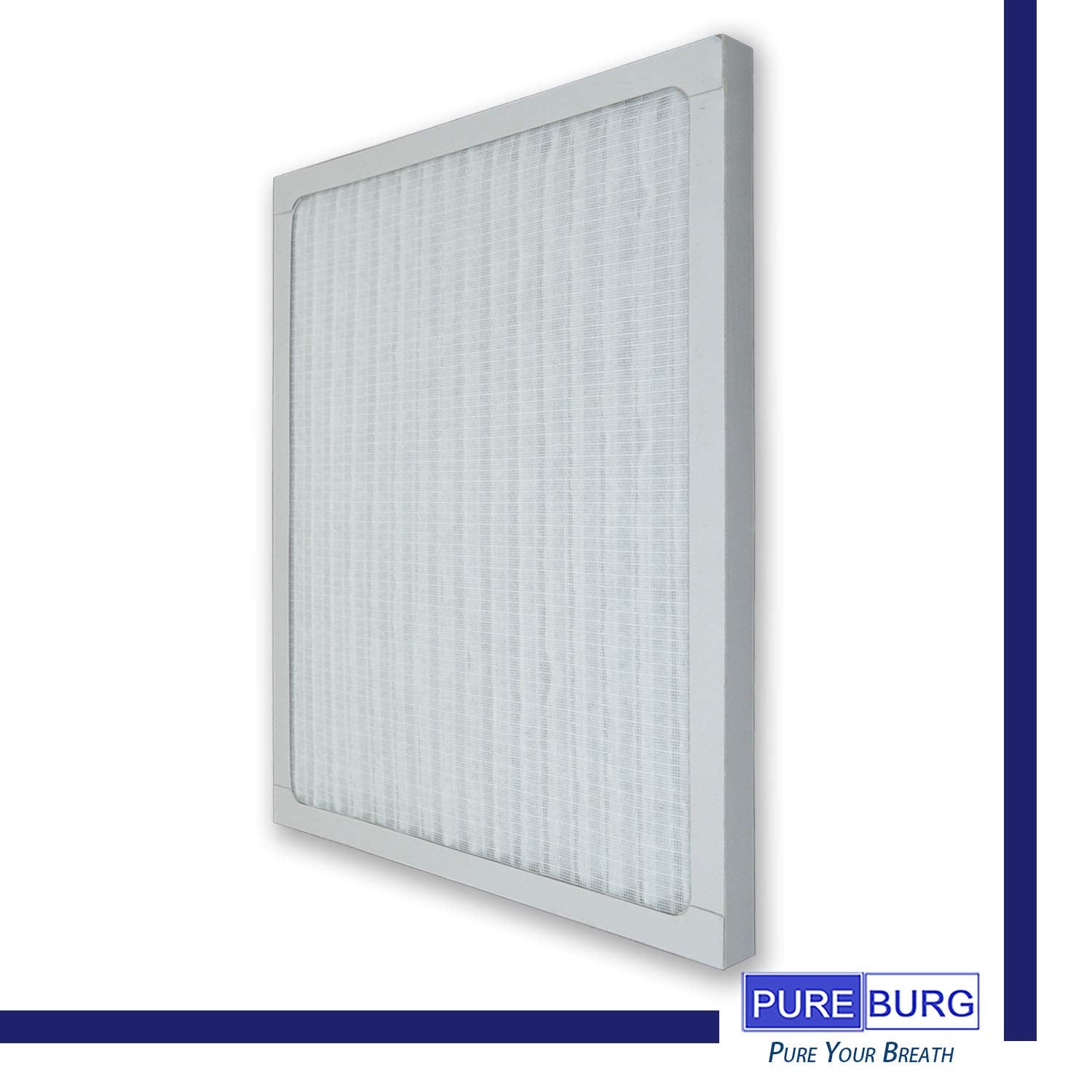 PUREBURG filter in action delivering fresher air in small rooms.