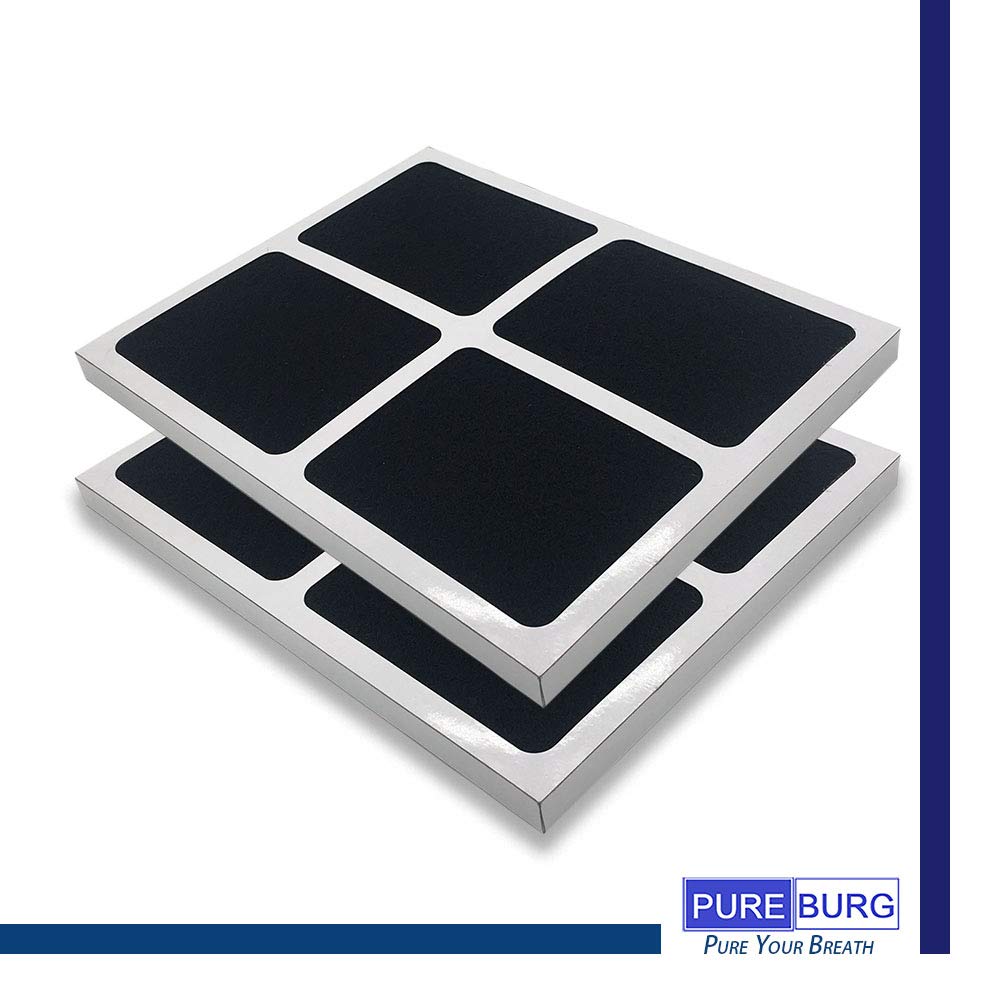 PUREBURG filter packaging box highlighting 2-pack value and compatibility.