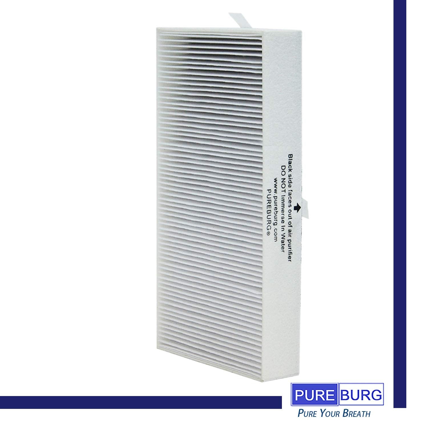 Pureburg 2-pack side view showing compact replacement filters