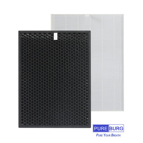 PUREBURG six pet hair pre-filters trap dander and hair