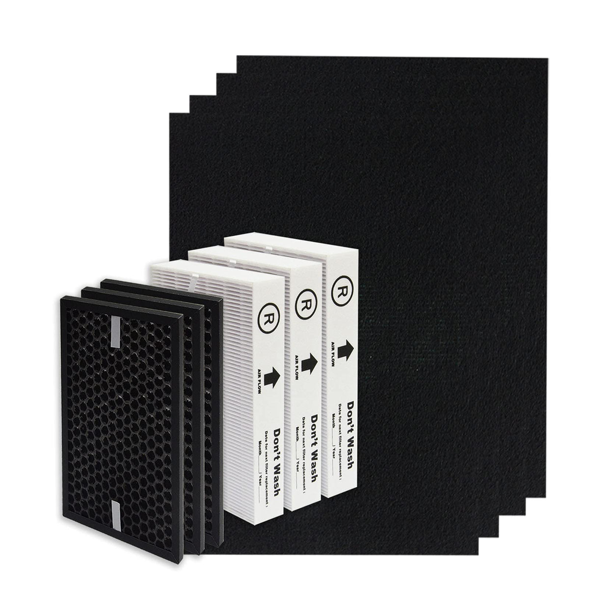PUREBURG True HEPA filter for HRF-R3 captures fine dust and allergens.