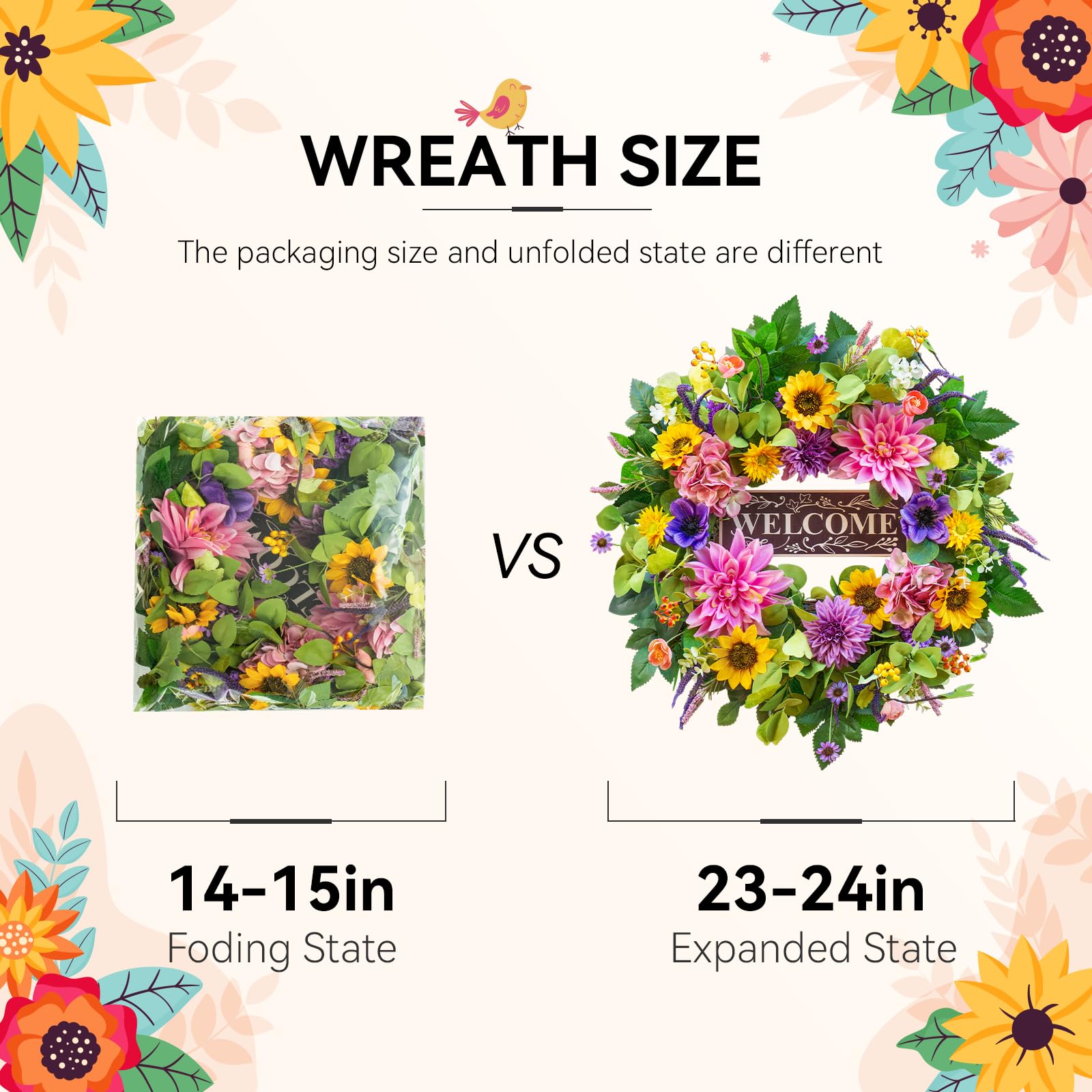 PureCosy weatherproof outdoor wreath withstands elements for year-round porch charm.