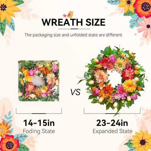 PureCosy indoor-outdoor wreath showcases versatile design ideal for farmhouse decor.