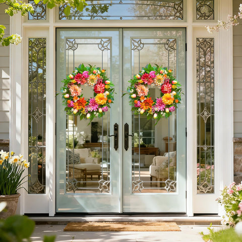 PureCosy weatherproof wreath withstands seasonal elements while remaining vibrant on display.