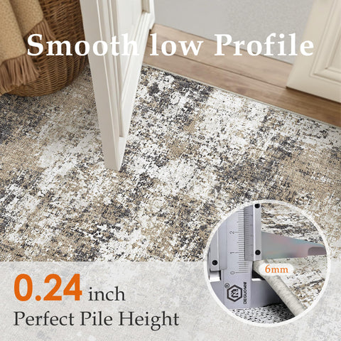 PureCozy bedroom and office rug complements furniture with comfortable underfoot feel.