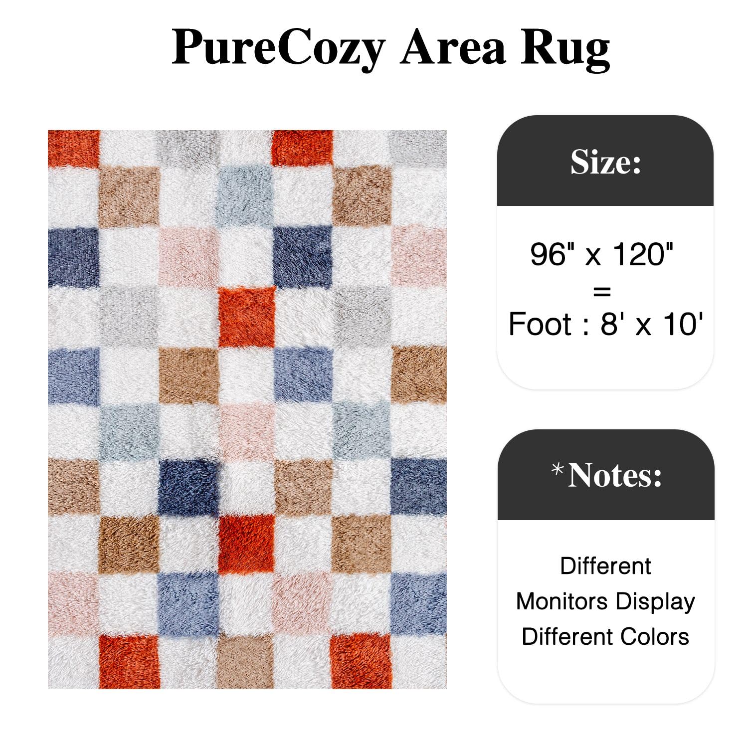 PureCozy rainbow shag showcases vibrant hues for a modern room upgrade.