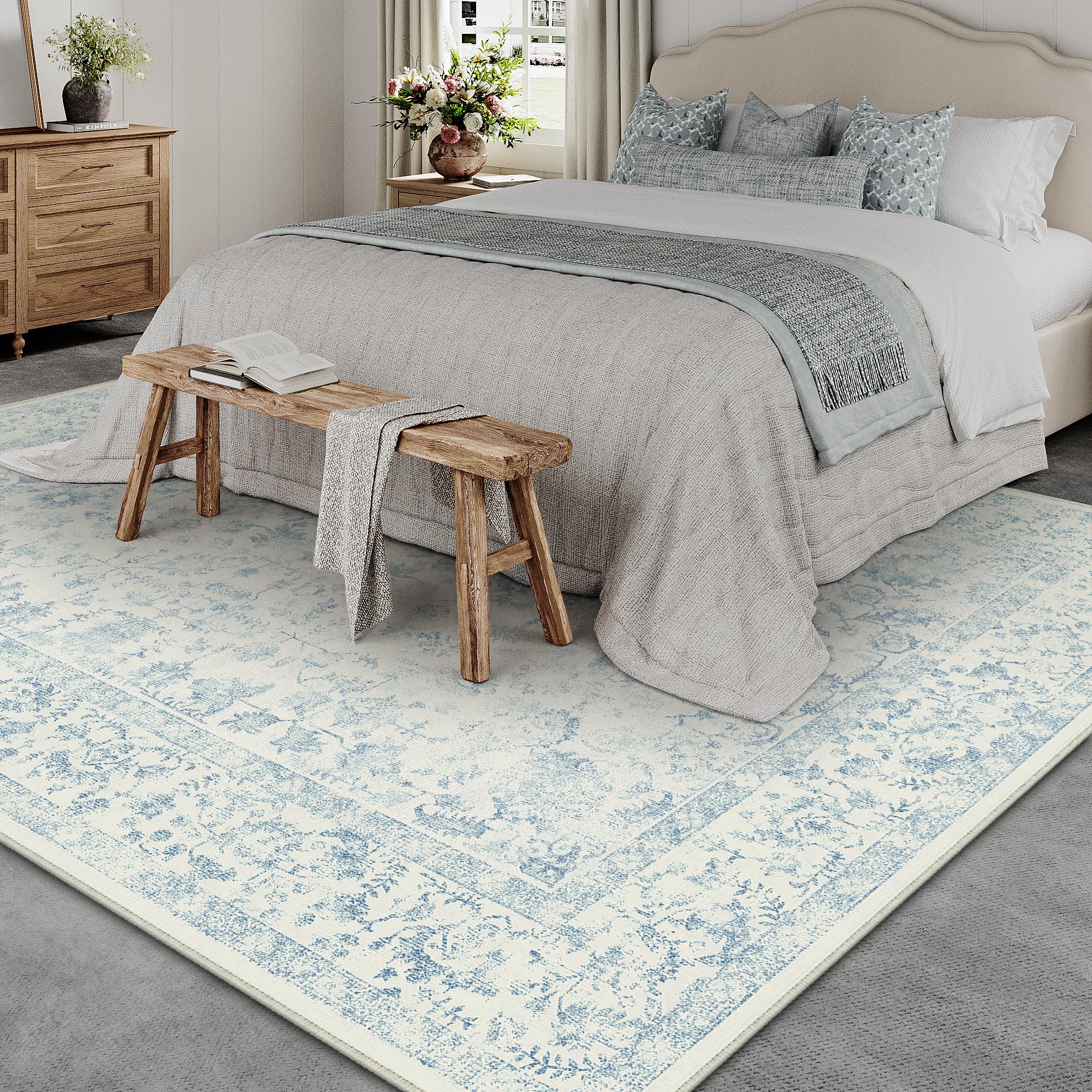 PureCozy soft low-pile surface feels comfortable underfoot.