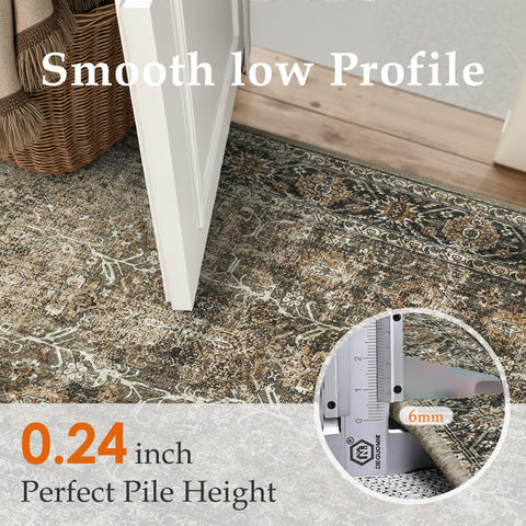 PureCozy rug closeup highlights washable design for easy cleaning.