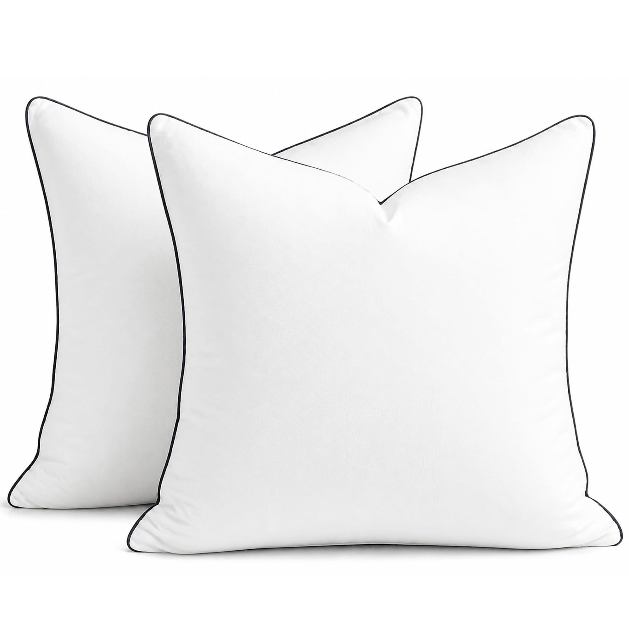 Puredown 18x18 pillow inserts deliver a fuller look for sofas and beds.
