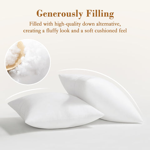 Puredown 2-pack lumbar rectangle pillows add cozy support to couches.