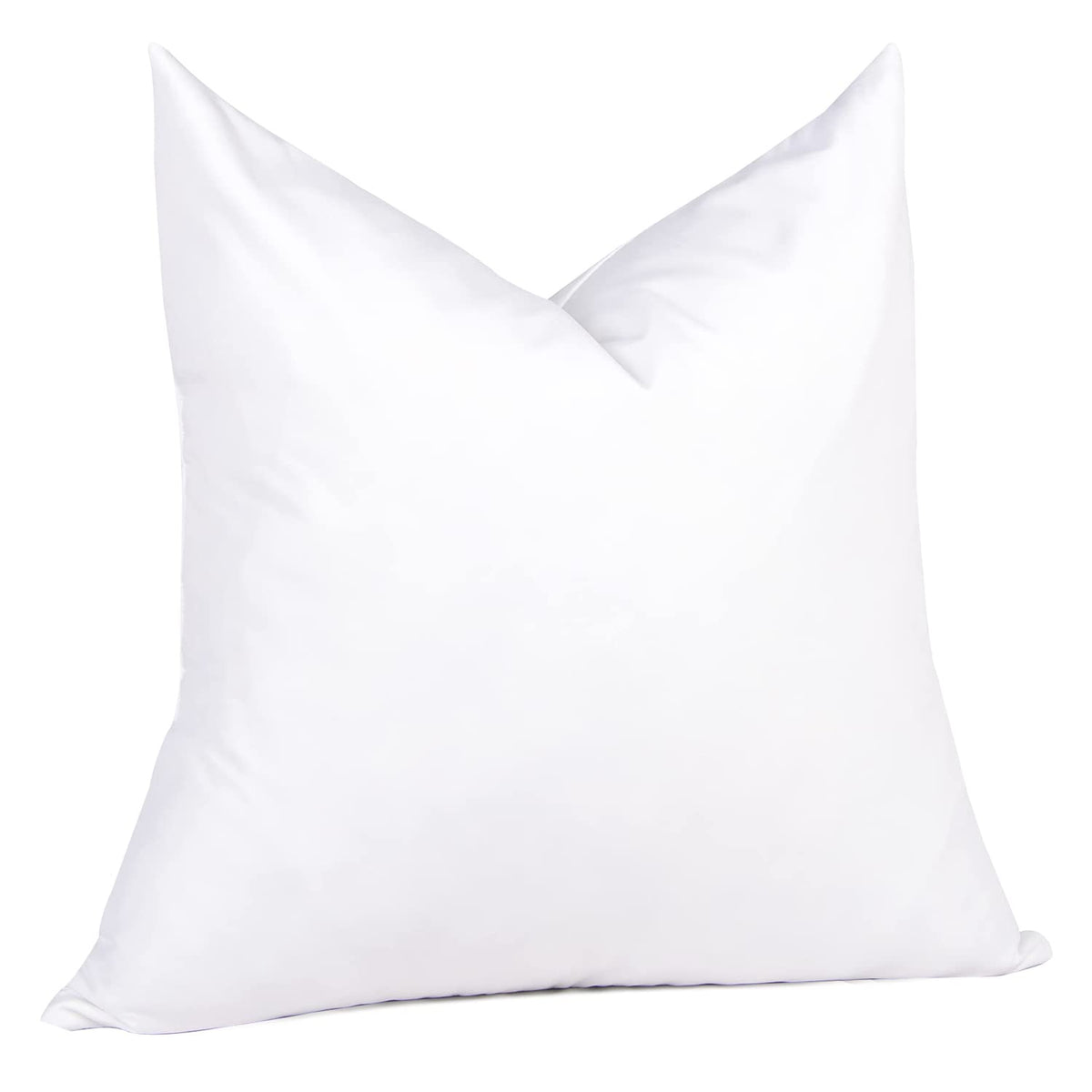 puredown feather down pillow insert front view showing balanced loft for decorative cushions