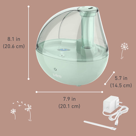 PureEnrichment PureBaby auto shut-off ensures safe operation.
