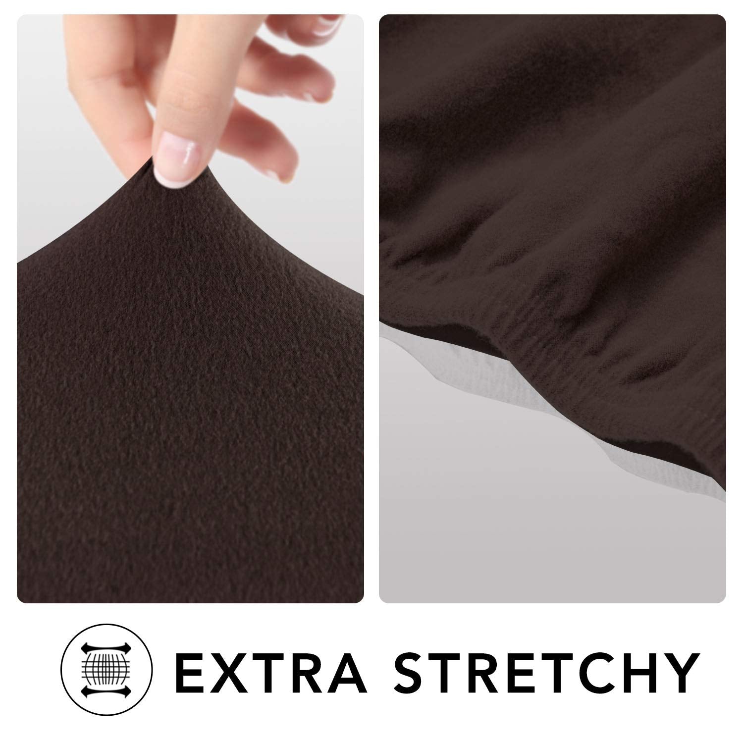 PureFit installation steps enable quick, seamless fit on a small sofa