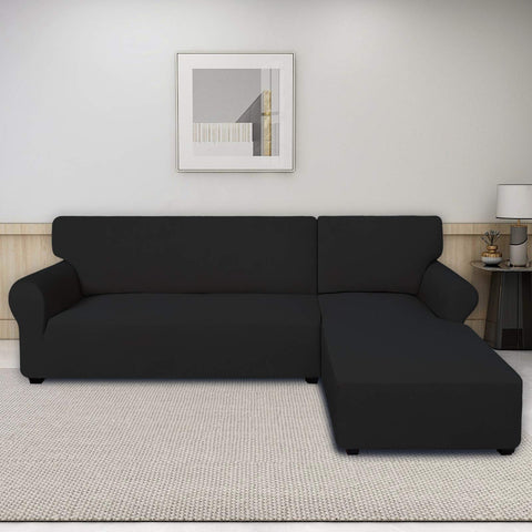 PureFit non-slip bottom anchors keep the cover tight on the sofa.