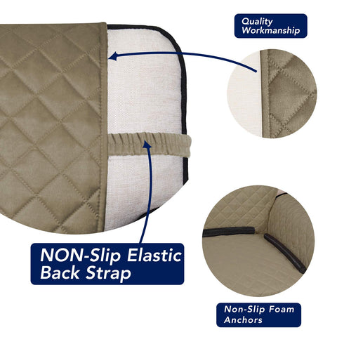PureFit water-resistant sofa cover pet-friendly protection from spills and fur.